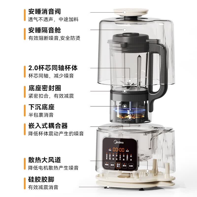 美的MJ-PB40ST11破壁机图片
