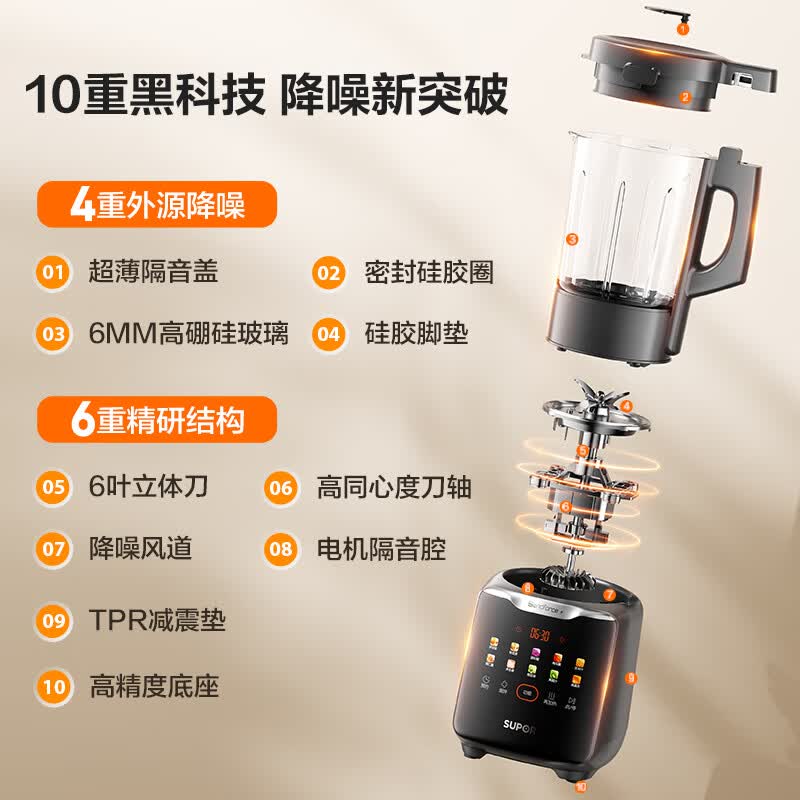 苏泊尔SPT309S破壁机图片