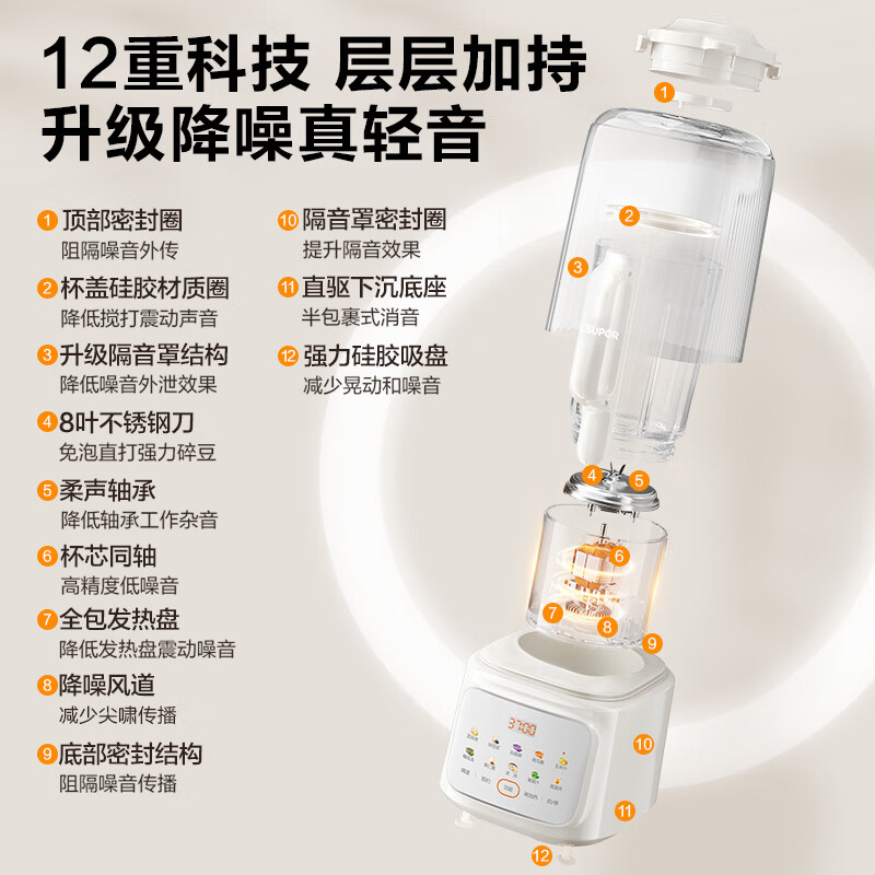 苏泊尔SPJ209S破壁机图片
