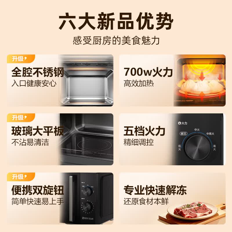 美的M230微波炉图片