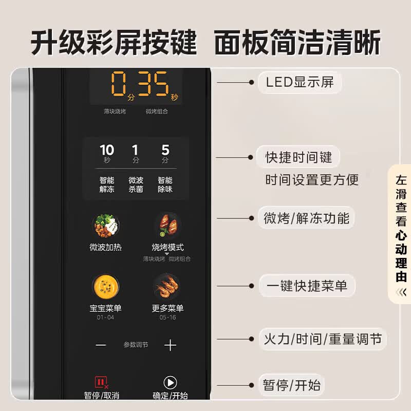 美的C30微波炉图片