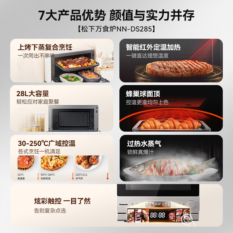 松下NN-DS285Q微波炉图片