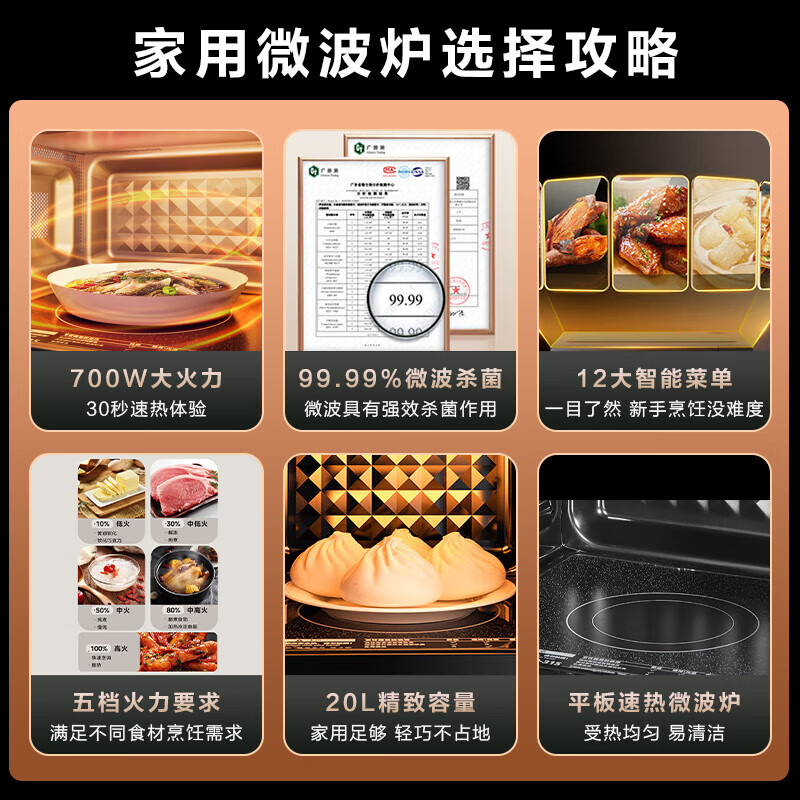 美的M2C微波炉图片