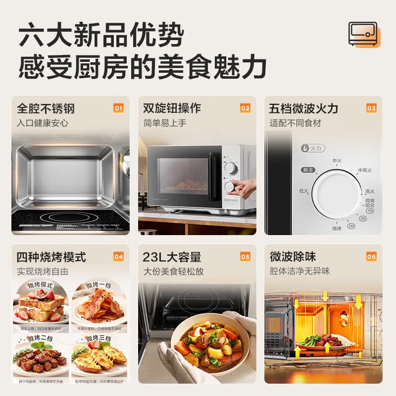 美的C231微波炉图片