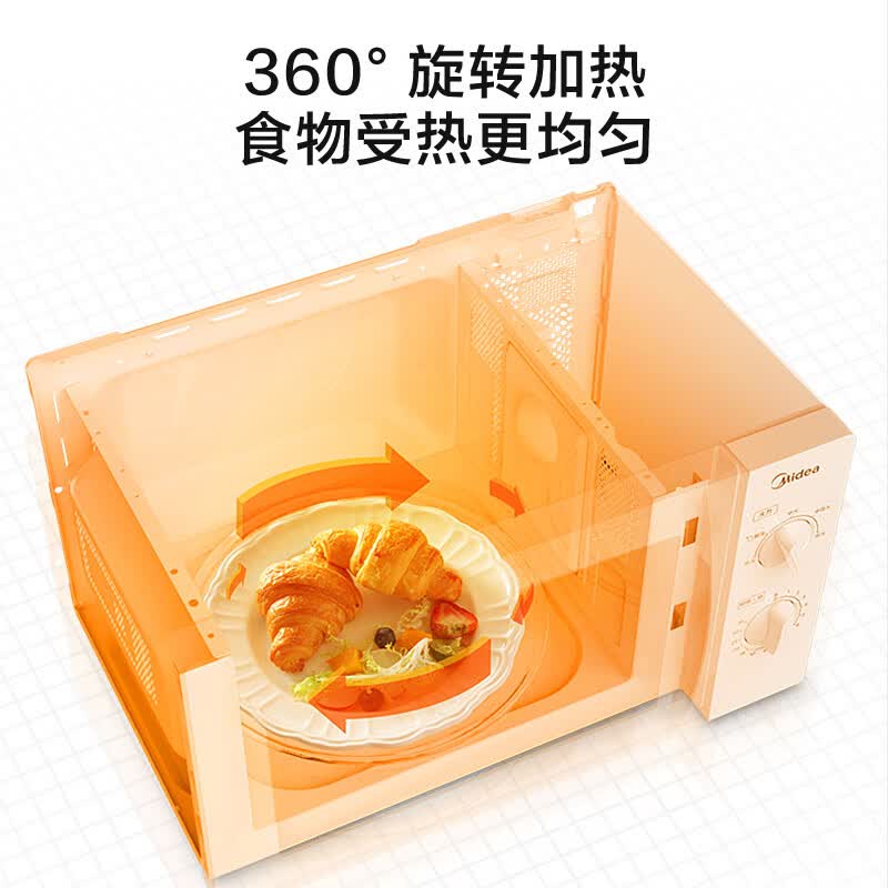 美的M1-L213B二代微波炉图片