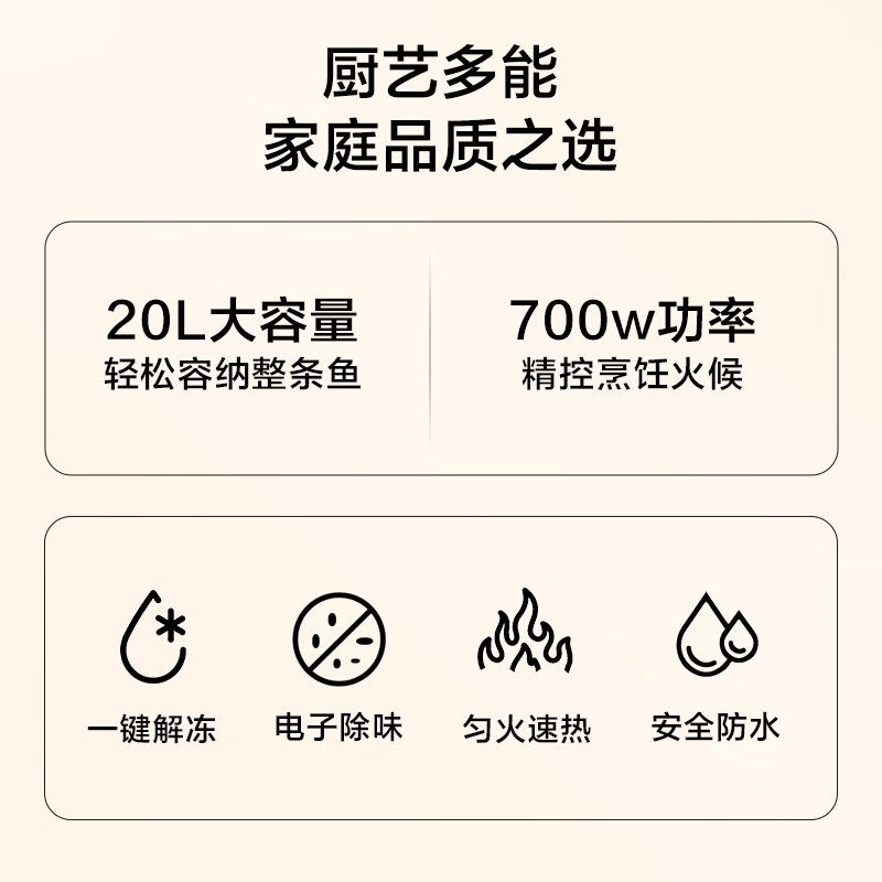 美的M1-L213C微波炉图片