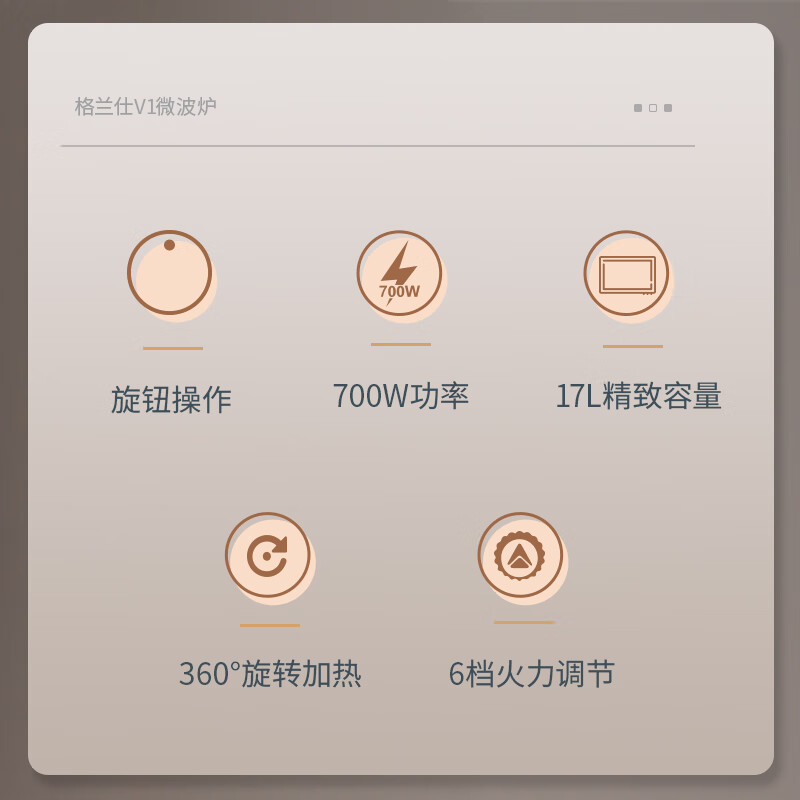 格兰仕P70J17L-V1(W0)微波炉图片