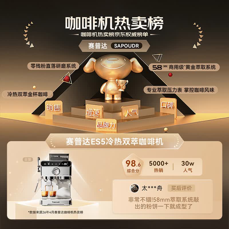 赛普达ES5咖啡机图片