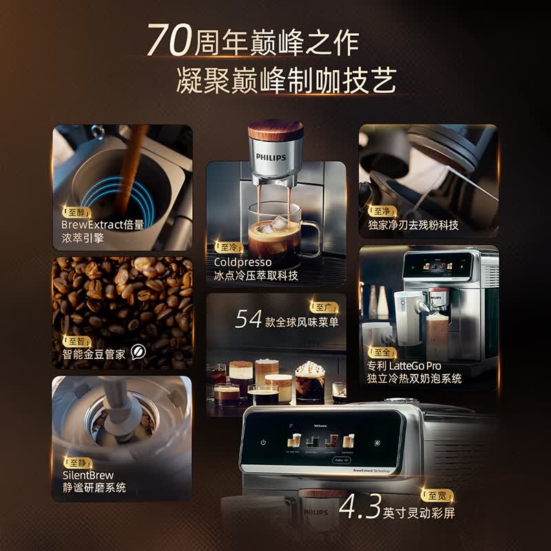 飞利浦EP8557咖啡机图片