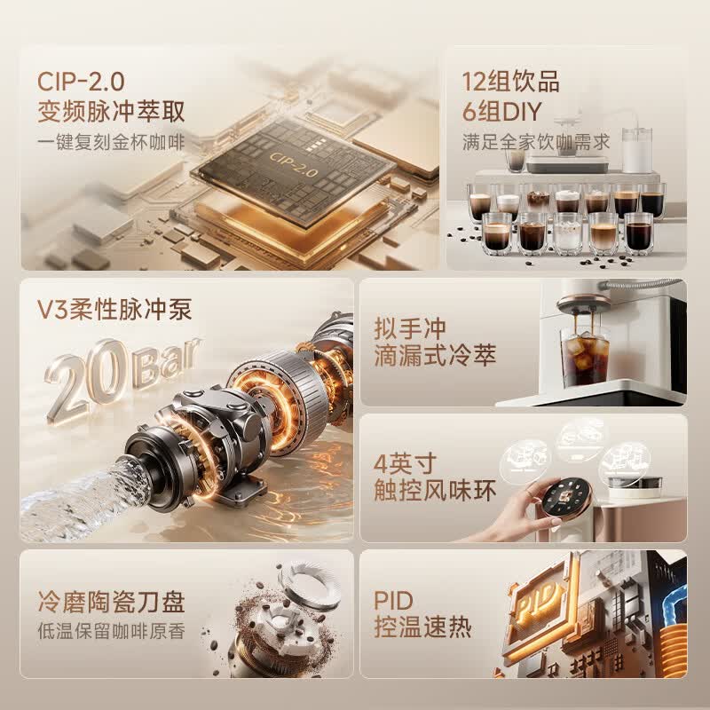 咖博士H2 Pro-CW咖啡机图片