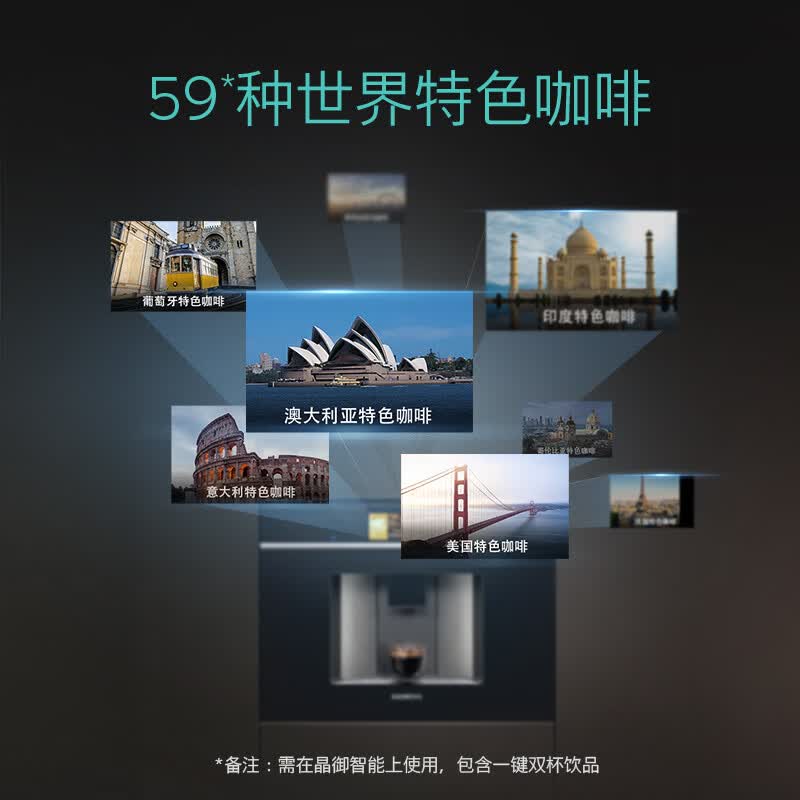 西门子CT718L1B0W咖啡机图片