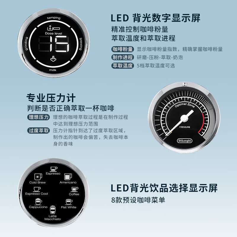 德龙EC9865.M咖啡机图片