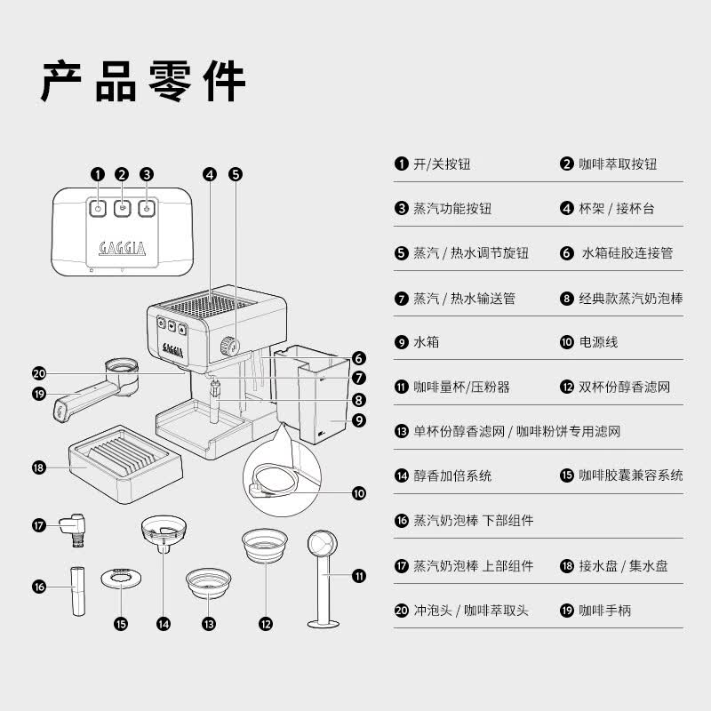 Gaggia-Espresso EG2019咖啡机图片