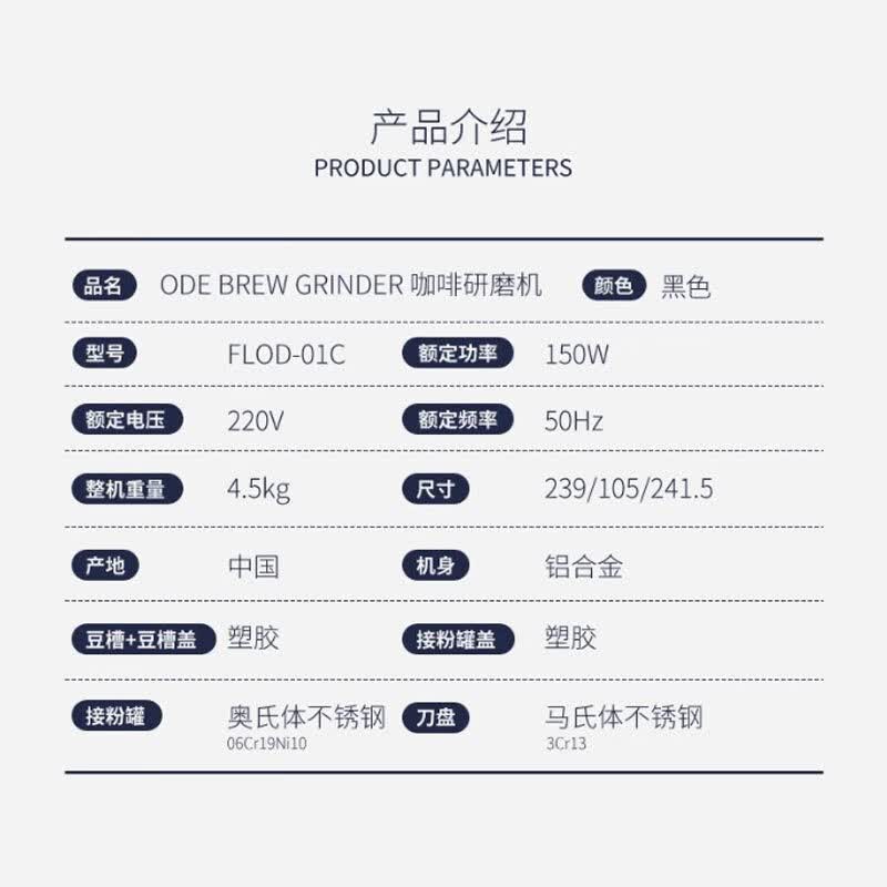 FELLOW Ode-FLOD-01C咖啡机图片