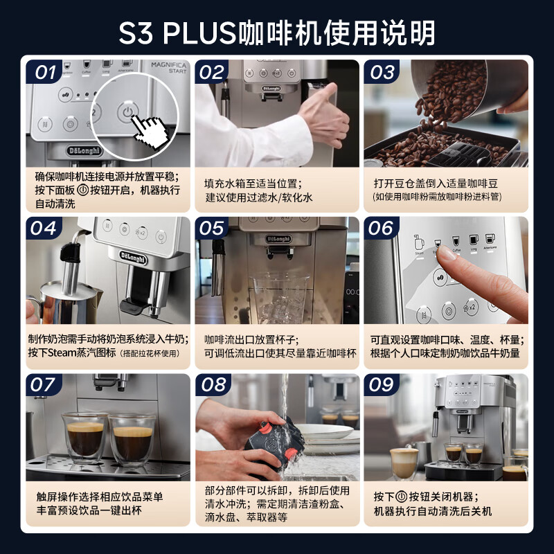 德龙S3 Plus咖啡机图片
