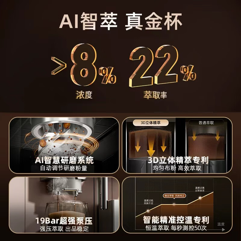 卡萨帝EQ301E咖啡机图片