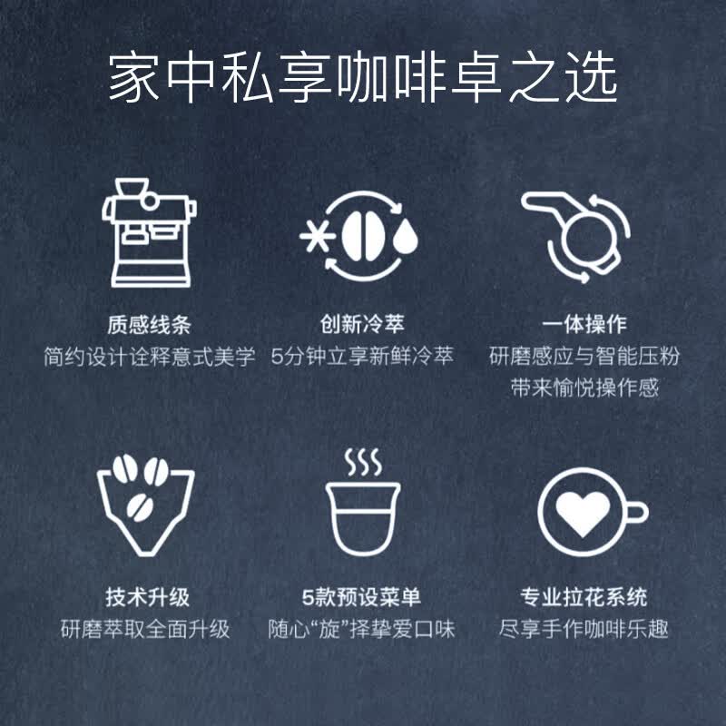 德龙EC9555.BK咖啡机图片