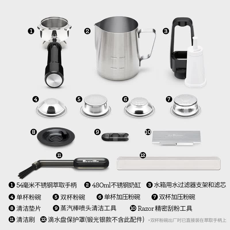 铂富BES881NRE咖啡机图片