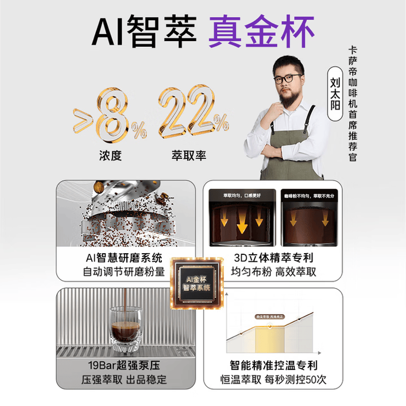 卡萨帝EQ201咖啡机图片