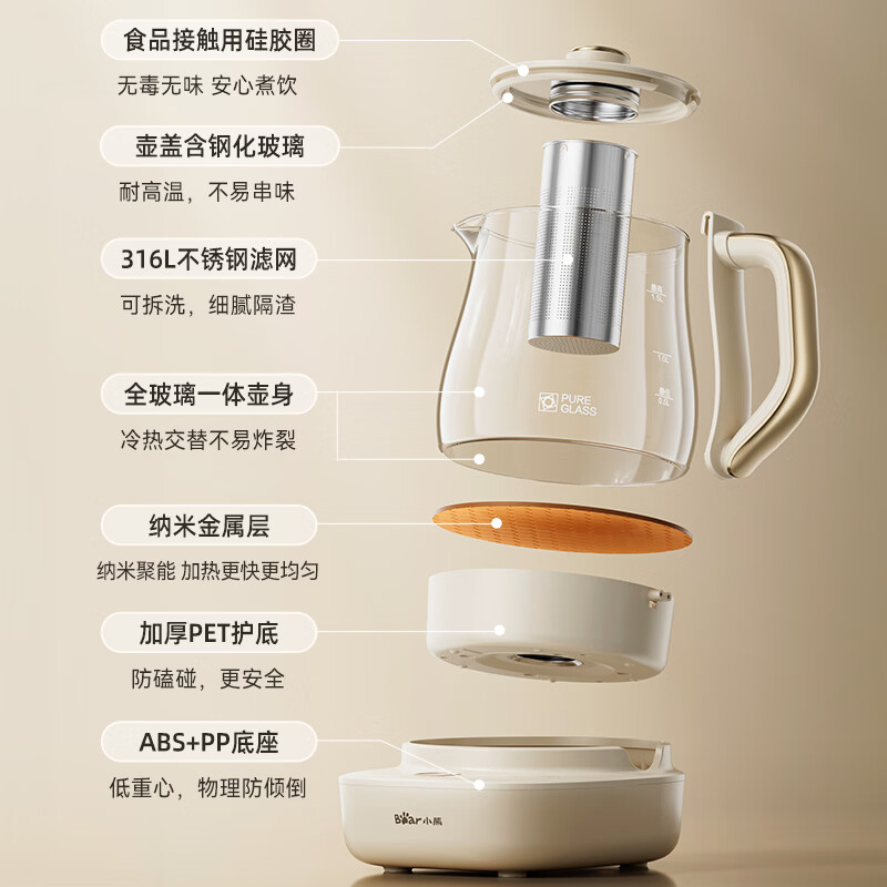 小熊YSH-H15F2养生壶图片