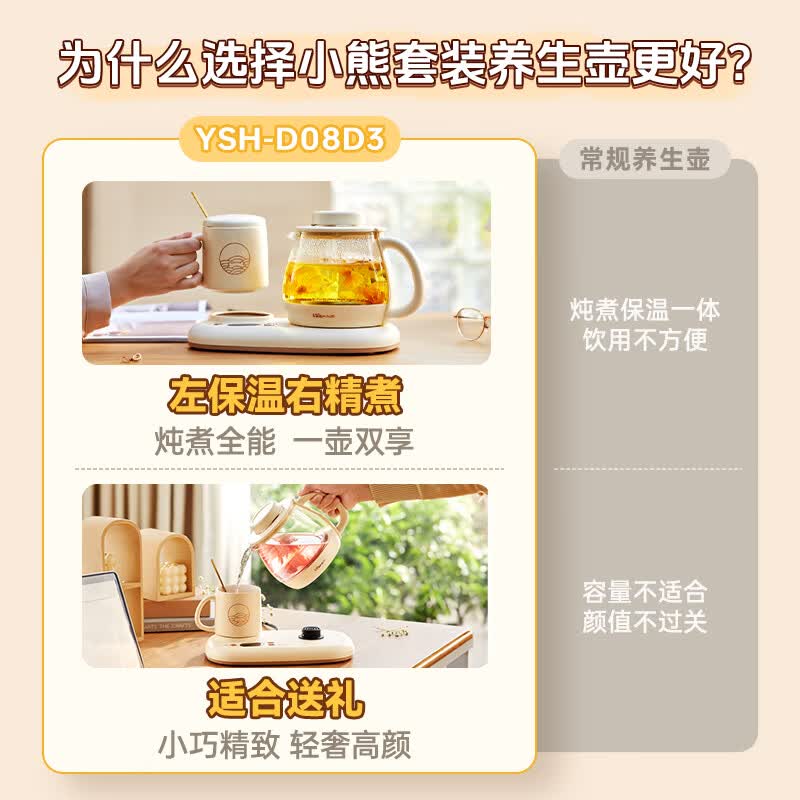 小熊YSH-D08D3养生壶图片