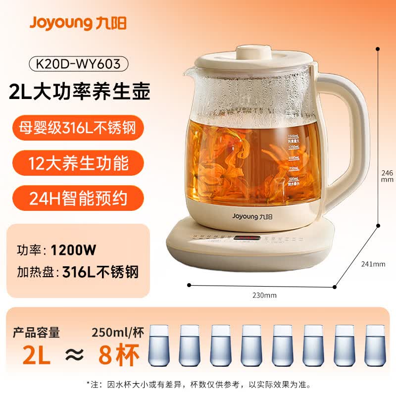 九阳K20D-WY603养生壶图片