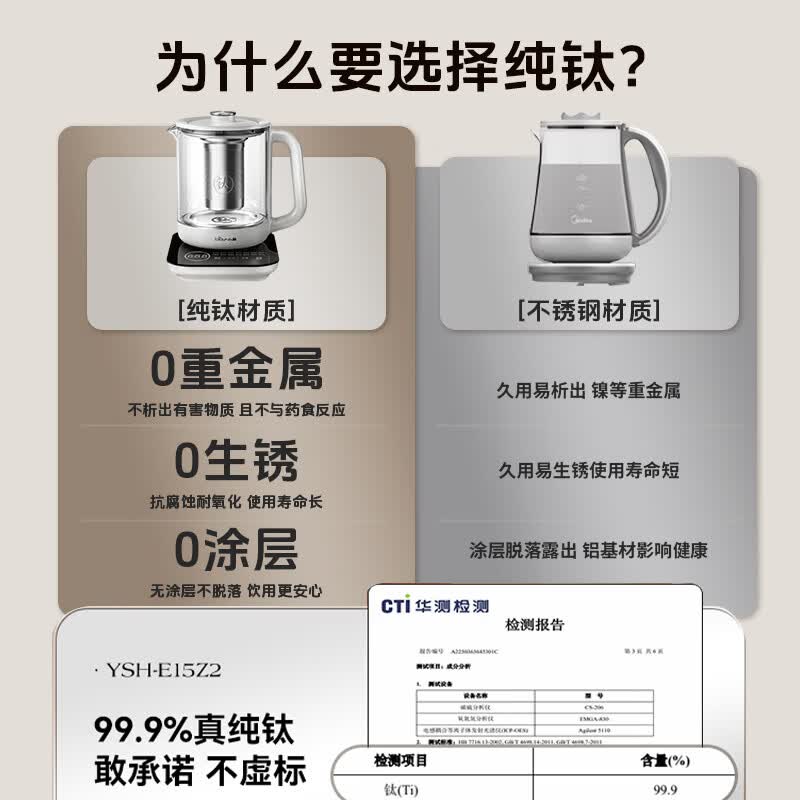 小熊YSH-E15Z2养生壶图片