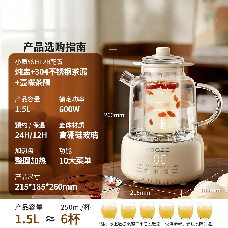 小质YSH12B养生壶图片