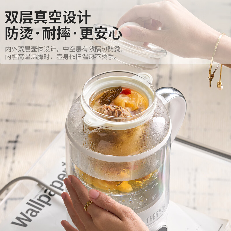 膳魔师EHA-KA1602E-W养生壶图片