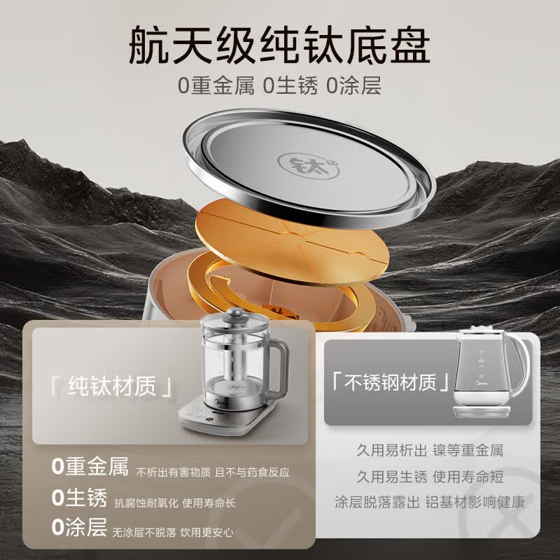 美的MK-YS18P305-Ti养生壶图片