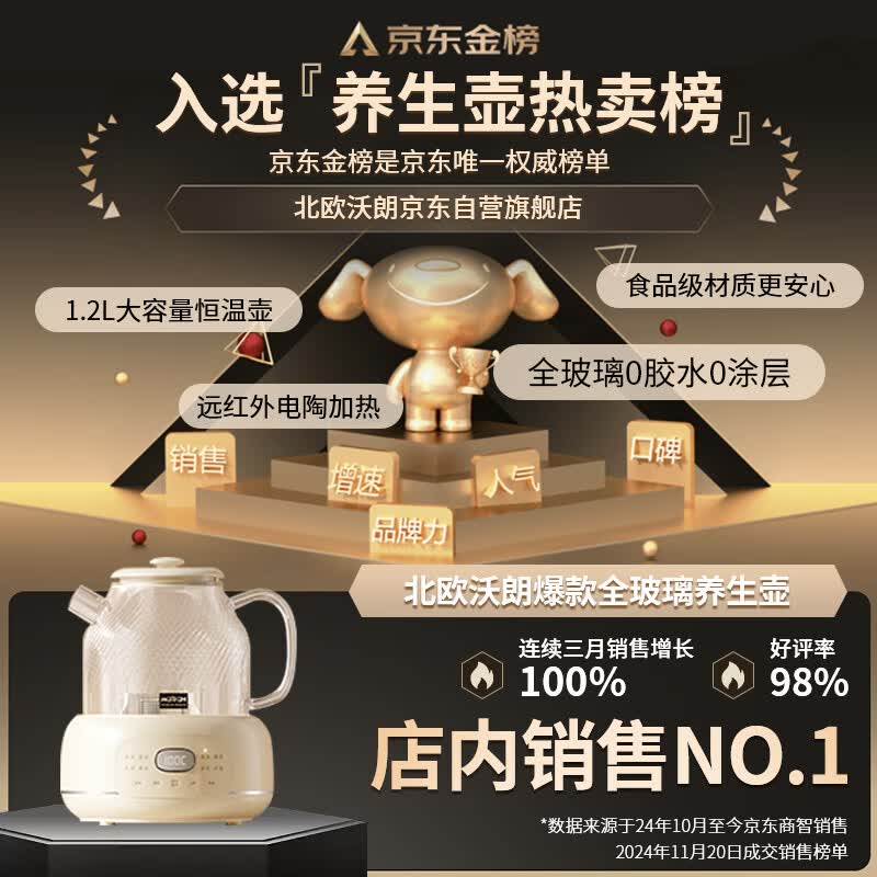 北欧沃朗H1(基础款)养生壶图片