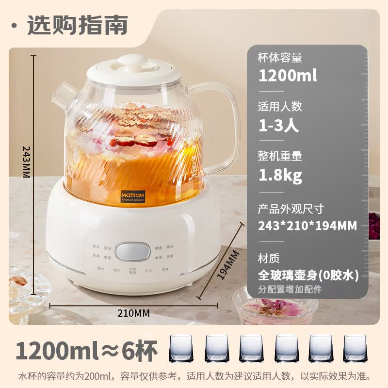 北欧沃朗H1(基础款)养生壶图片