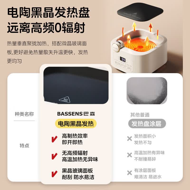BASSENS巴森BS-D5养生壶图片