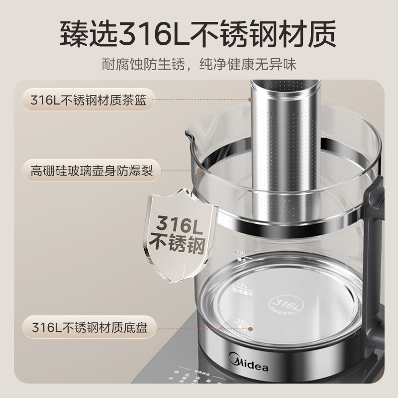 美的MK-YS18P305养生壶图片