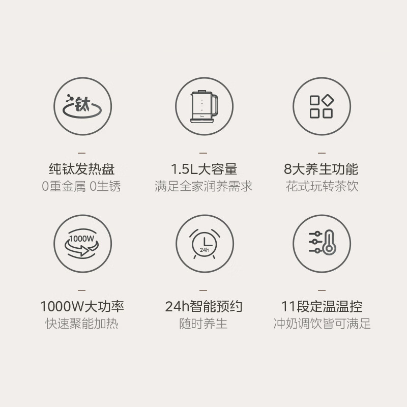 美的YS15P01-Ti养生壶图片