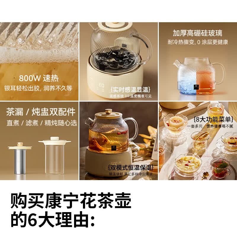 WORLD KITCHENWK-EK1001B-KDN/KZ养生壶图片