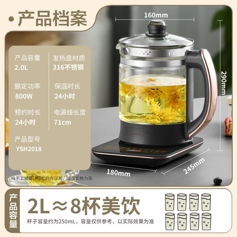 荣事达YSH2018养生壶图片