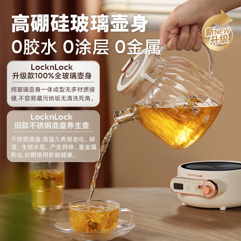 乐扣乐扣EJK3315WHT养生壶图片