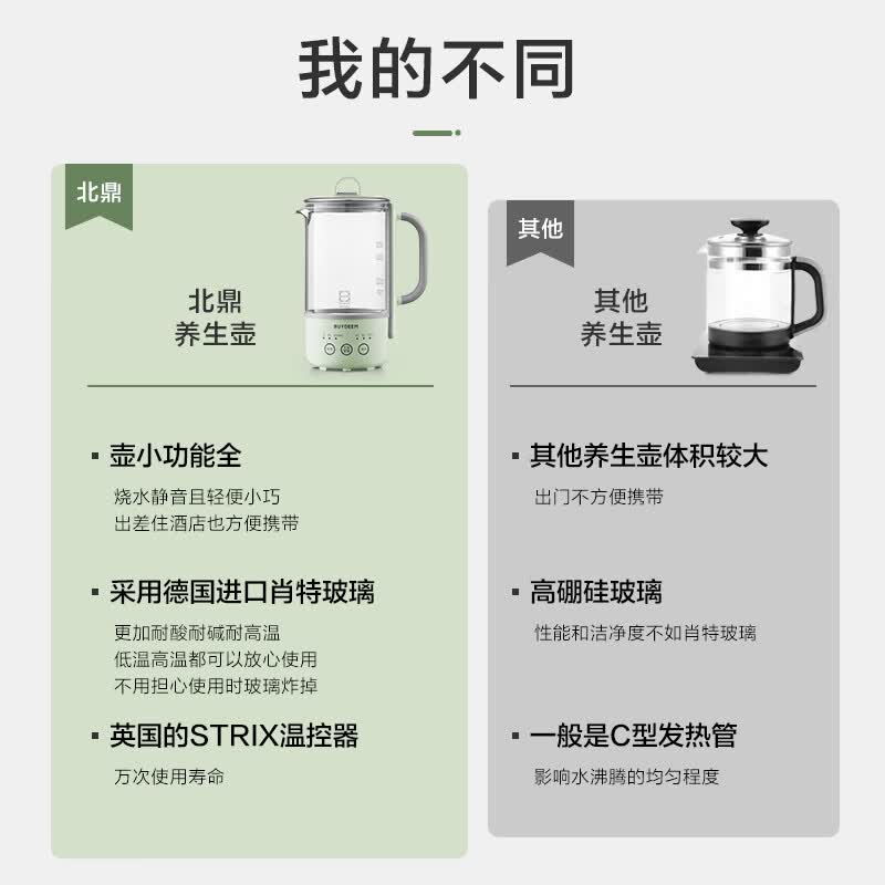 北鼎K32养生壶图片
