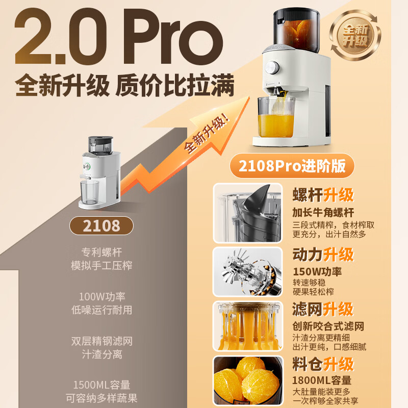 膳魔师EHA-2108A-WU榨汁机图片