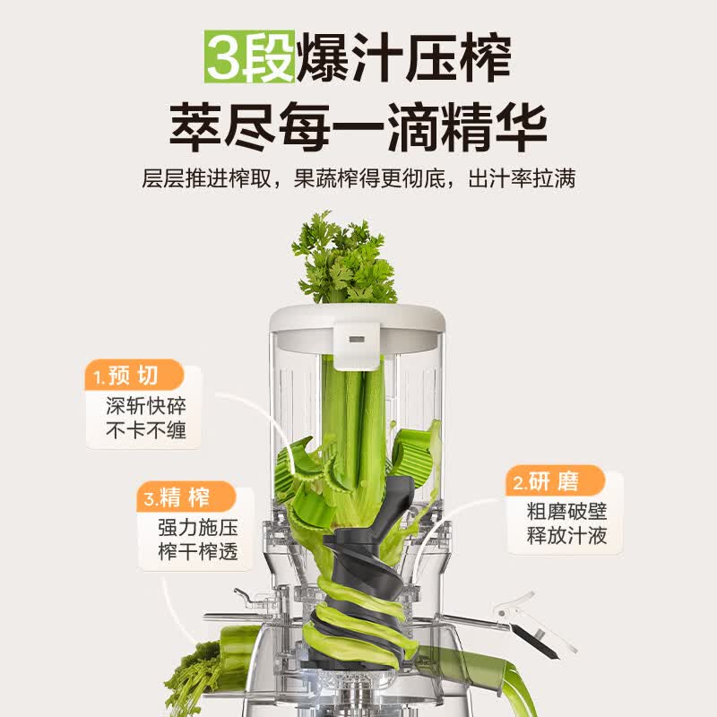 美的MJ-ZZ12W1-108立式原汁机图片