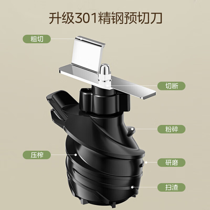 美的MJ-ZZ12W3-39E立式原汁机图片