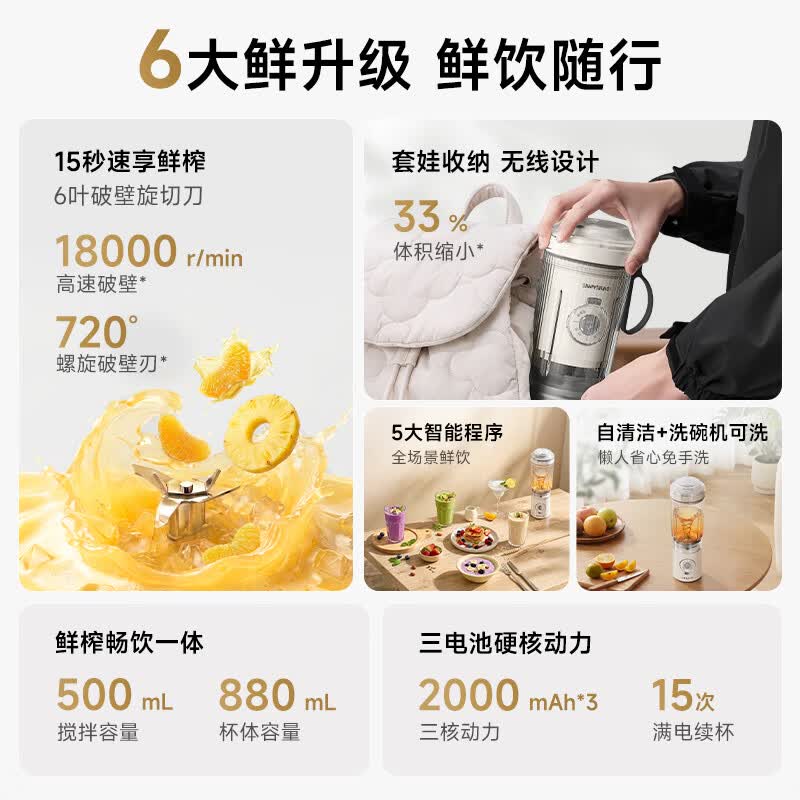 追觅P10榨汁机图片