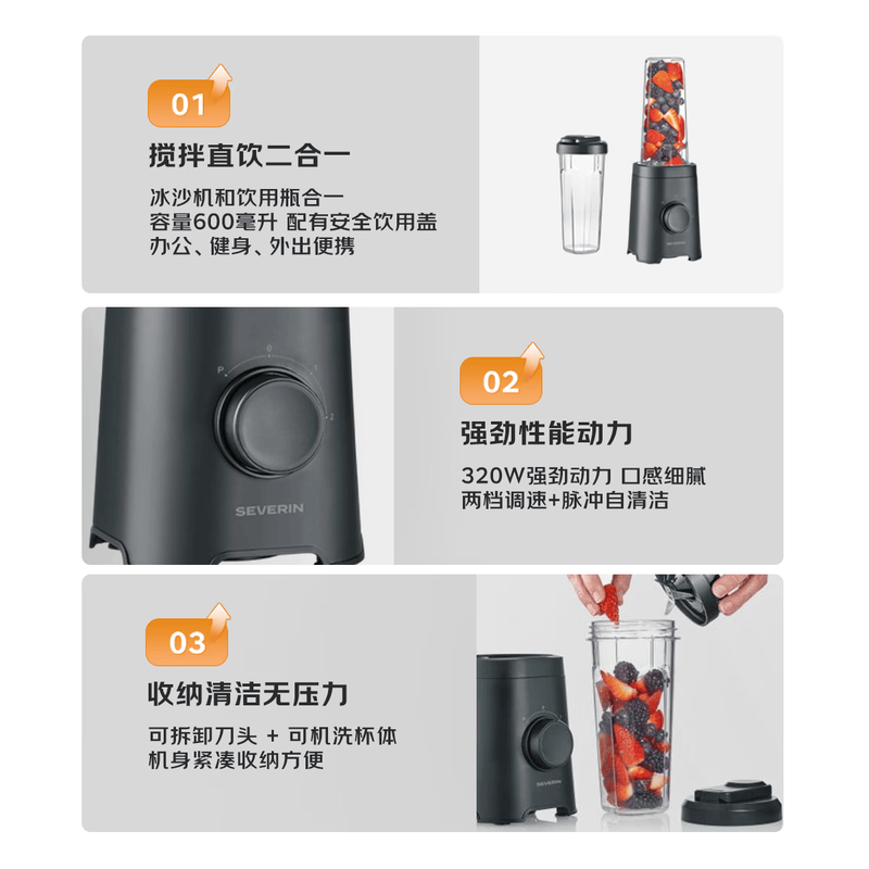 SEVERINSM3743榨汁机图片