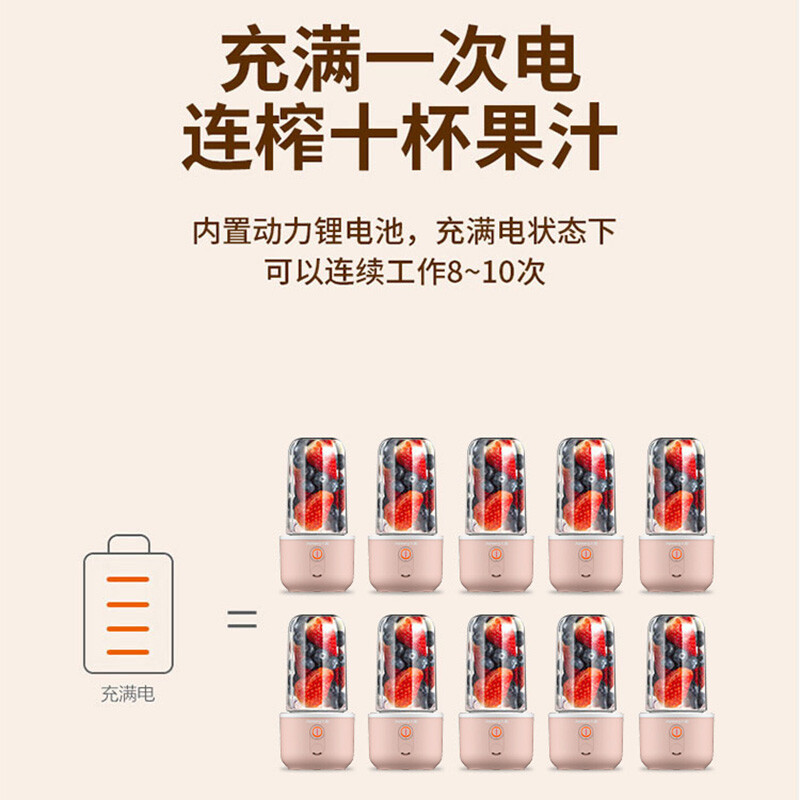 九阳L3-C8(粉）榨汁杯图片