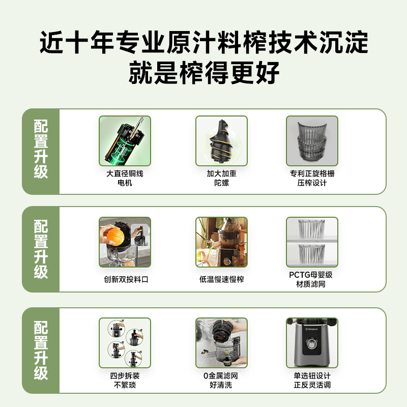 西屋WYZ90Y07立式原汁机图片