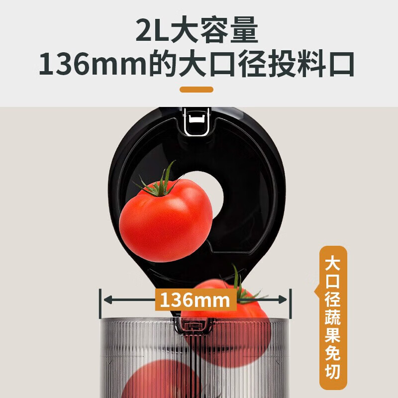 惠人H320N-BIS01(WH)无网原汁机图片