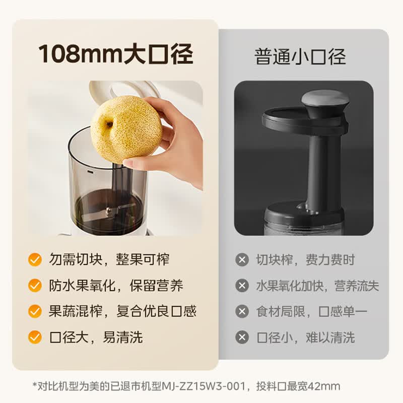 美的MJ-ZZ12W6-003立式原汁机图片