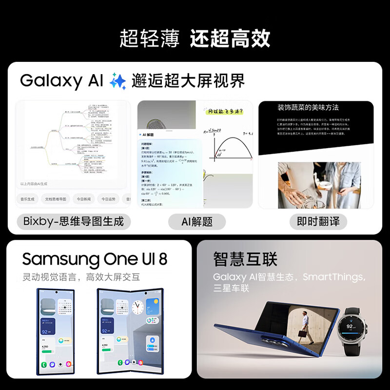 三星 Z Fold7 12+256G手机图片