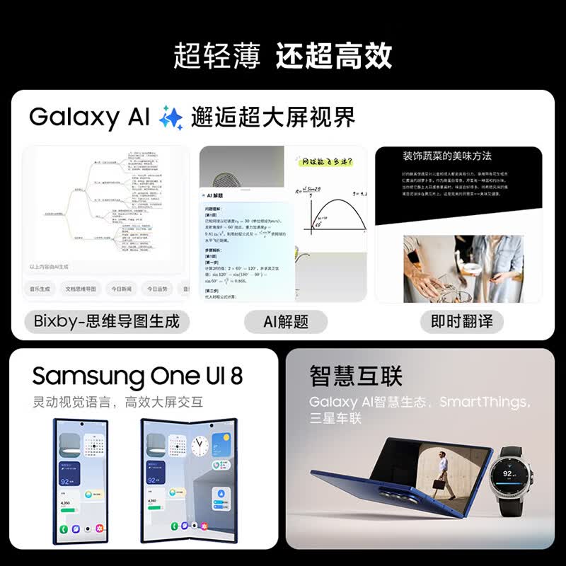 三星 Z Fold7 12+512G手机图片